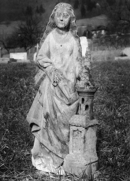 statuette : sainte Barbe - © Ministère de la Culture (France), Médiathèque du patrimoine et de la photographie, tous droits réservés