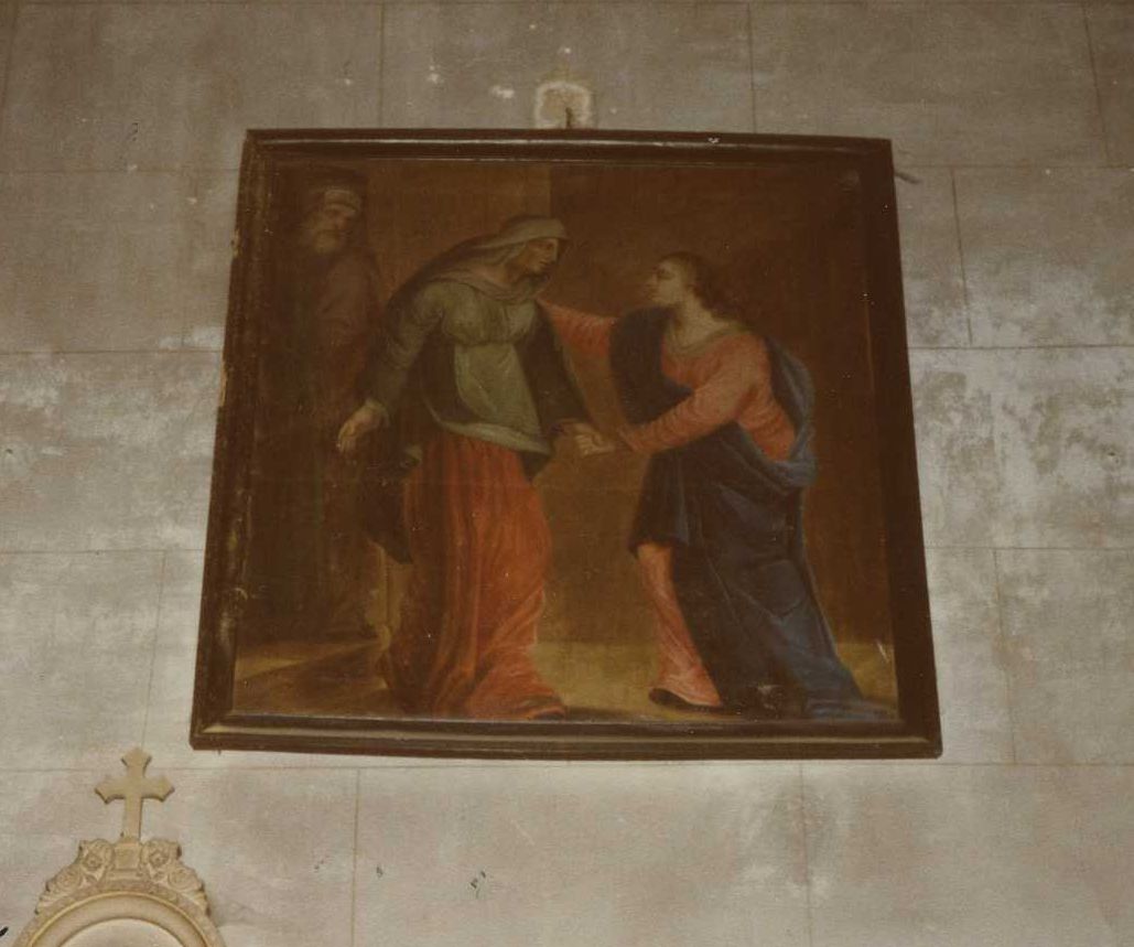 Trois tableaux : Visitation, Saint François de Sales et Sainte Jeanne de Chantal