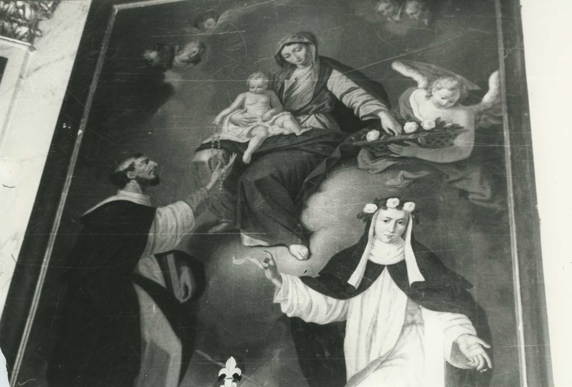 tableau : Institution du Rosaire, vue partielle