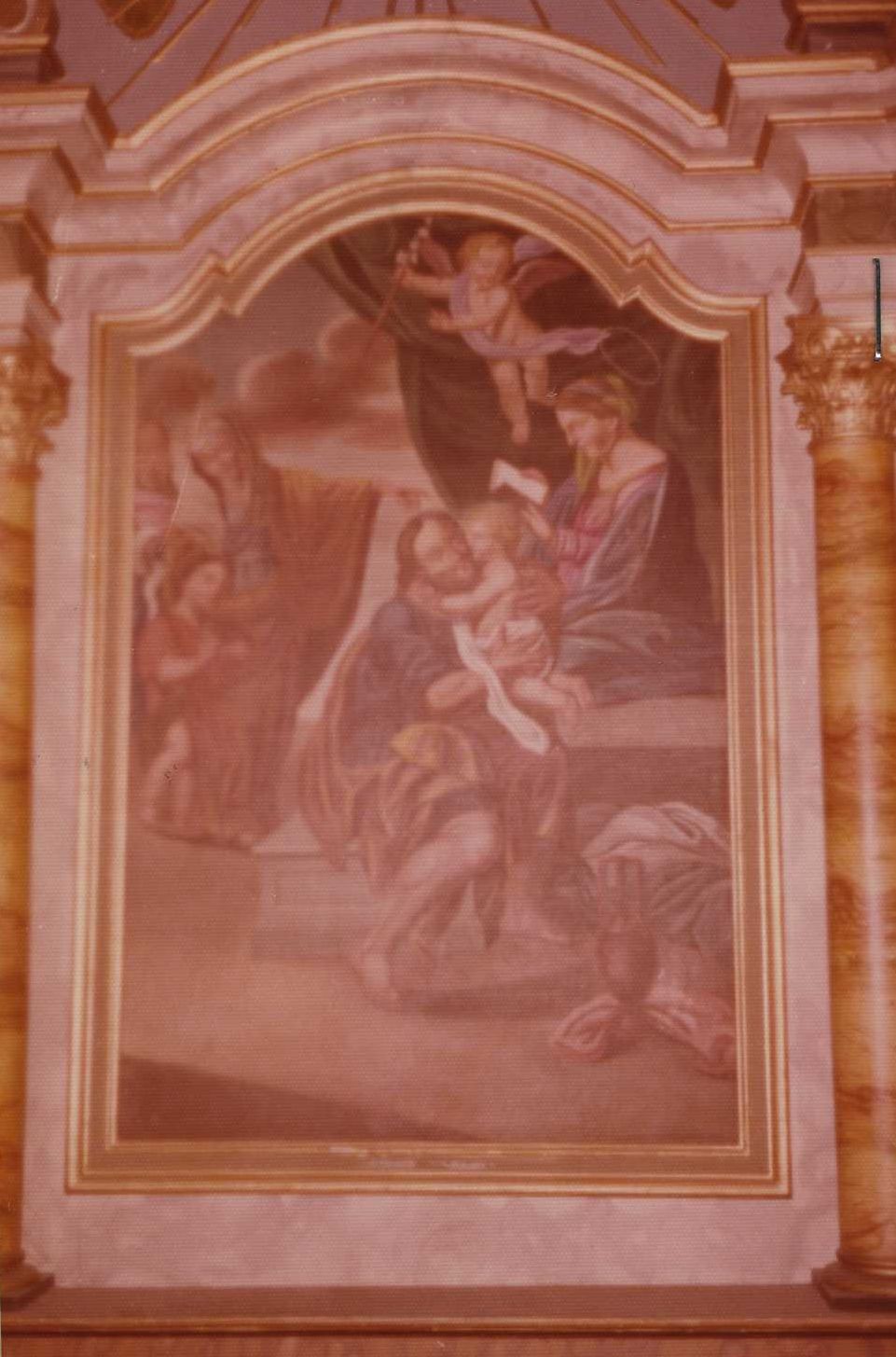 autel latéral droit et son tableau : Sainte Famille, vue générale - © Ministère de la Culture (France), Médiathèque du patrimoine et de la photographie, diffusion RMN-GP