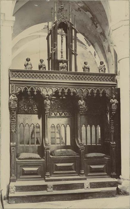 banc abbatial - © Ministère de la Culture (France), Médiathèque du patrimoine et de la photographie, diffusion GrandPalaisRmn Photo