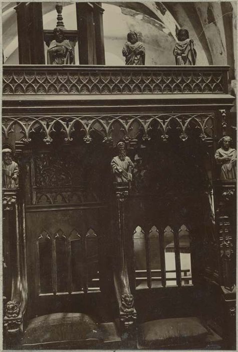 banc abbatial - © Ministère de la Culture (France), Médiathèque du patrimoine et de la photographie, diffusion GrandPalaisRmn Photo
