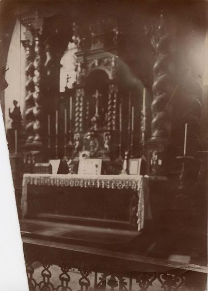 autel (maître-autel), vue générale