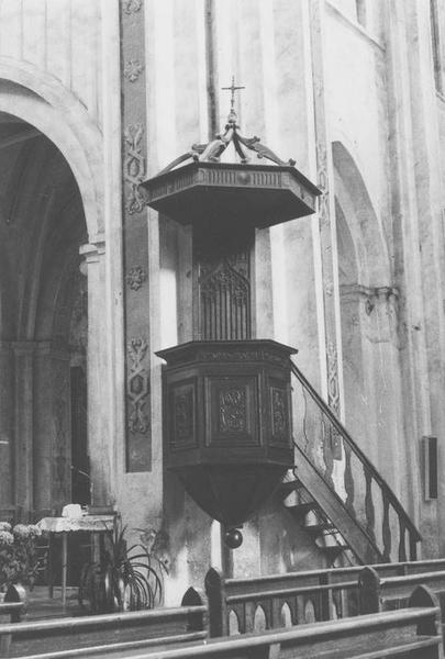 chaire à prêcher (cuve), vue générale - © Ministère de la Culture (France), Médiathèque du patrimoine et de la photographie (objets mobiliers), tous droits réservés