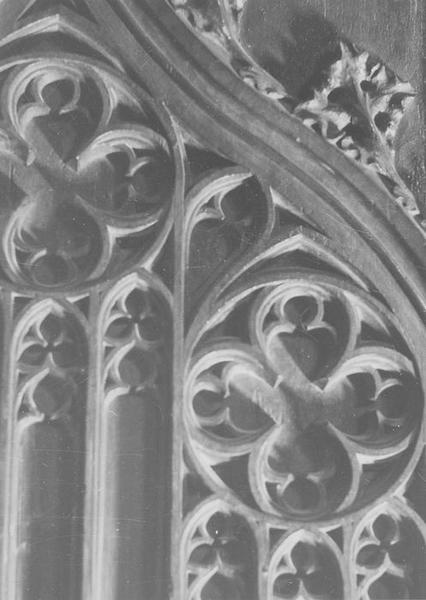 chaire à prêcher (cuve), détail du dosseret - © Ministère de la Culture (France), Médiathèque du patrimoine et de la photographie (objets mobiliers), tous droits réservés