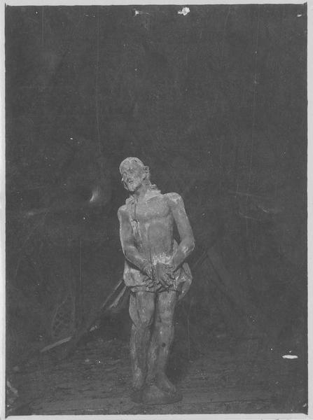 statue : Christ aux outrages, vue générale - © Ministère de la Culture (France), Médiathèque du patrimoine et de la photographie (objets mobiliers), tous droits réservés