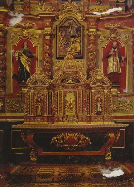 retable du maître-autel, vue partielle - © Ministère de la Culture (France), Médiathèque du patrimoine et de la photographie (objets mobiliers), tous droits réservés