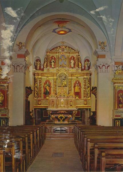 retable du maître-autel, vue générale - © Ministère de la Culture (France), Médiathèque du patrimoine et de la photographie (objets mobiliers), tous droits réservés