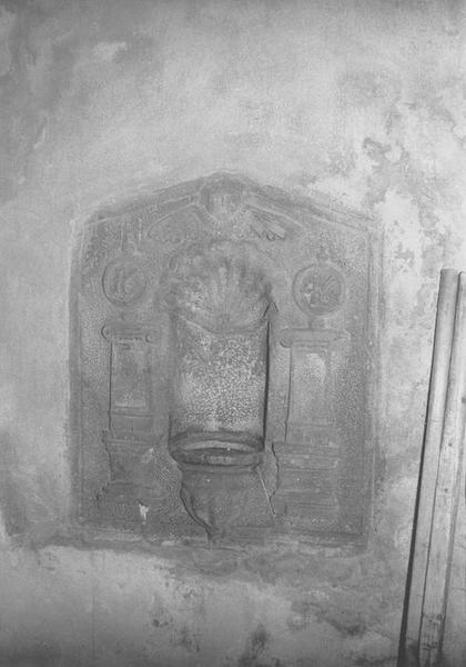 bénitier, vue générale