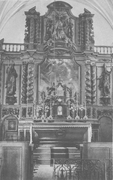 retable du maître-autel, vue générale