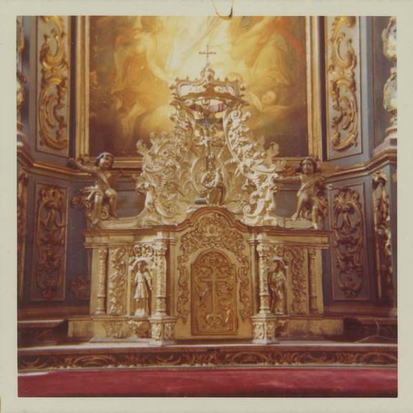 tabernacle du maître-autel, vue partielle