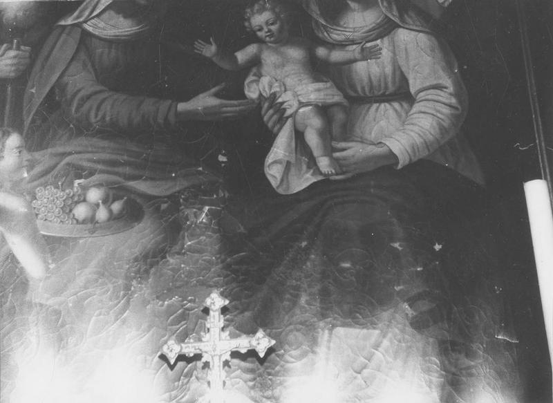 tableau : la Sainte Famille, vue partielle