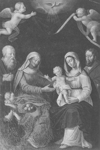 tableau : la Sainte Famille, vue générale