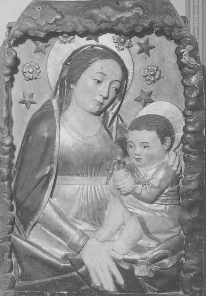 Bas-relief : Vierge à l'Enfant