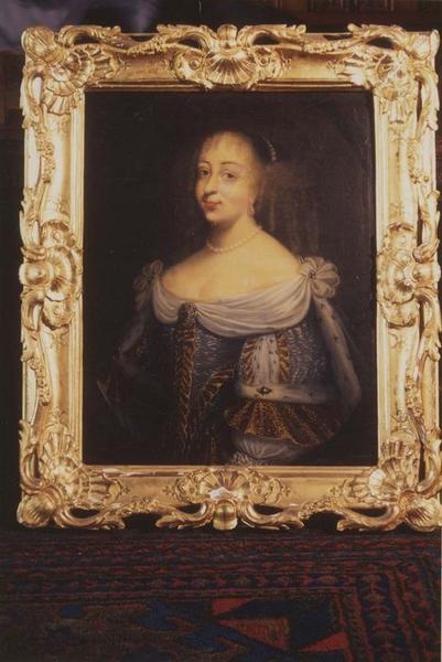 tableau : portrait de Marie Jeanne Baptiste de Savoie Nemours, vue générale