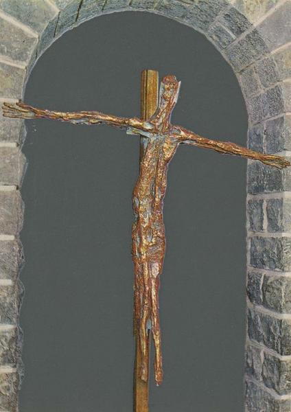 statue : Christ en croix, vue générale - © Ministère de la Culture (France), Médiathèque du patrimoine et de la photographie (objets mobiliers), tous droits réservés