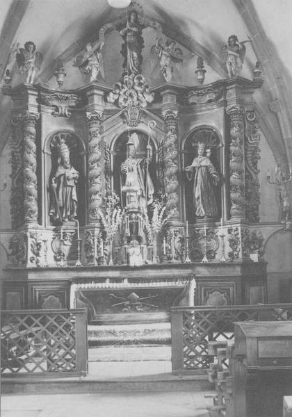 retable du maître-autel, vue générale - © Ministère de la Culture (France), Médiathèque du patrimoine et de la photographie (objets mobiliers), tous droits réservés