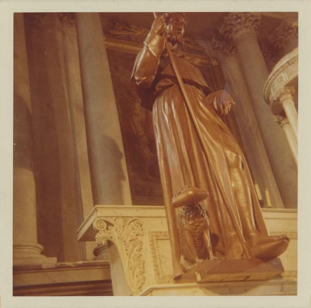 statue : saint Roch, vue générale