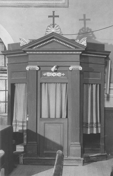 confessionnal, vue générale - © Ministère de la Culture (France), Médiathèque du patrimoine et de la photographie (objets mobiliers), tous droits réservés