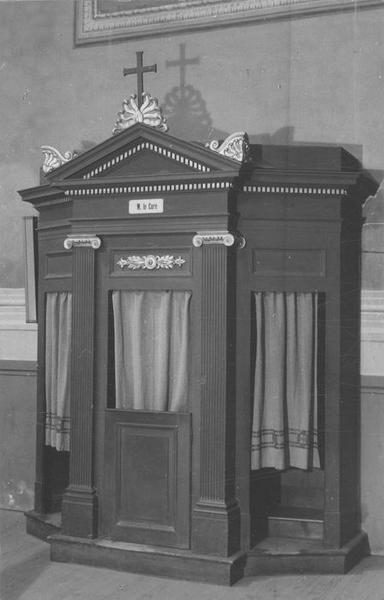confessionnal, vue générale - © Ministère de la Culture (France), Médiathèque du patrimoine et de la photographie (objets mobiliers), tous droits réservés