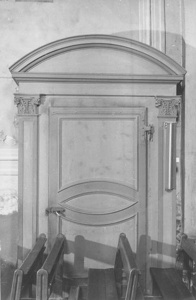 tambour de porte, serrure, vue générale - © Ministère de la Culture (France), Médiathèque du patrimoine et de la photographie (objets mobiliers), tous droits réservés