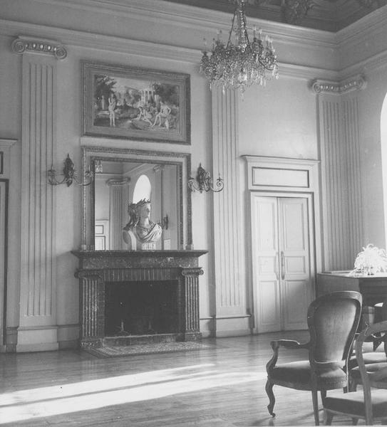 plafond, revêtement intérieur (décor du grand salon), vue partielle