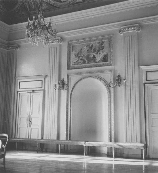 plafond, revêtement intérieur (décor du grand salon), vue partielle