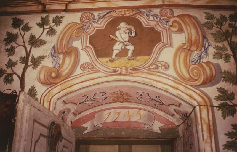 peintures monumentales : scènes de Don Quichotte et Sancho Pansa, détail - © Ministère de la Culture (France), Médiathèque du patrimoine et de la photographie (objets mobiliers), tous droits réservés