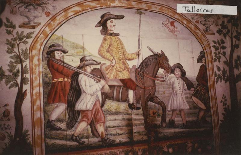 peintures monumentales : scènes de Don Quichotte et Sancho Pansa, détail - © Ministère de la Culture (France), Médiathèque du patrimoine et de la photographie (objets mobiliers), tous droits réservés
