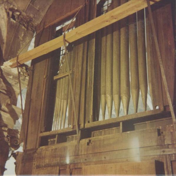 orgue de tribune, vue partielle