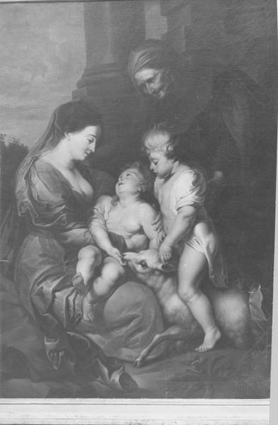 tableau : la Vierge et l'Enfant Jésus avec saint Jean-Baptiste enfant - © Ministère de la Culture (France), Médiathèque du patrimoine et de la photographie (objets mobiliers), tous droits réservés