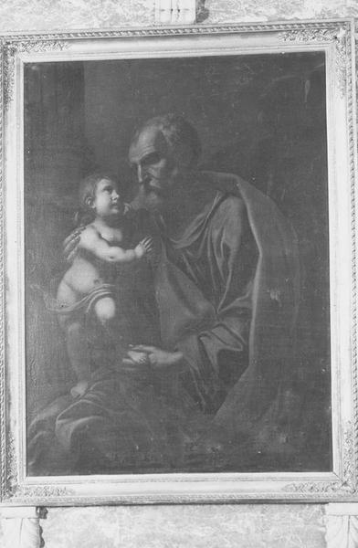 tableau : saint Joseph et l'enfant Jésus, vue générale