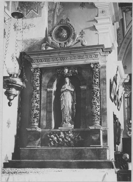 retable de l'autel de la Vierge