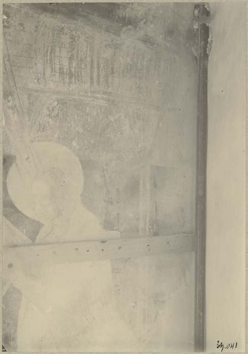 peinture monumentale : l'Annonciation, détail