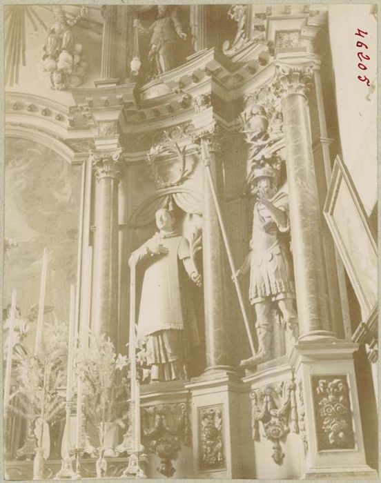 maître-autel, retable, détail