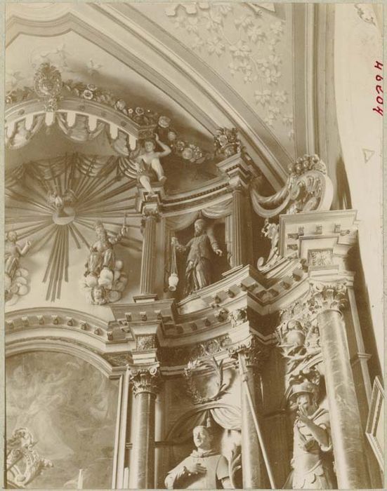 maître-autel, retable, détail