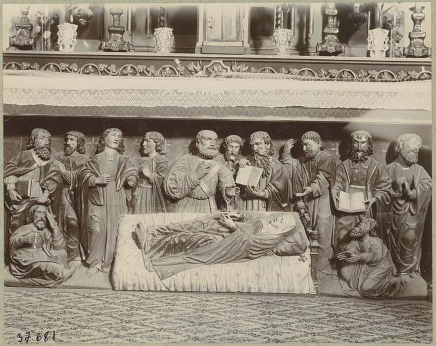bas-relief : la Mort de la Vierge - © Ministère de la Culture (France), Médiathèque du patrimoine et de la photographie, diffusion GrandPalaisRmn Photo
