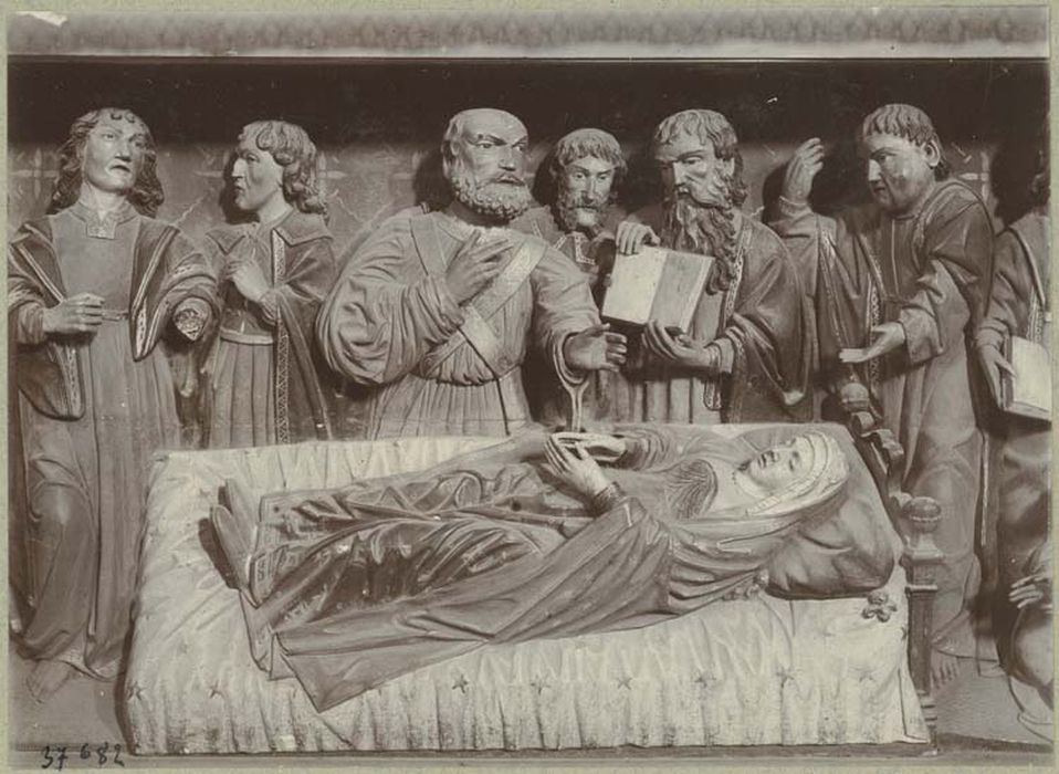 bas-relief : la Mort de la Vierge - © Ministère de la Culture (France), Médiathèque du patrimoine et de la photographie, diffusion GrandPalaisRmn Photo