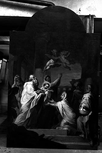 Toile du retable : La présentation au temple, maître-autel