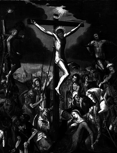 Crucifixion, panneau peint