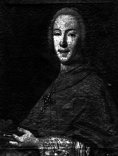 Portrait de Guillaume Florentin, prince de Salm, évêque de Tournon, peinture sur toile