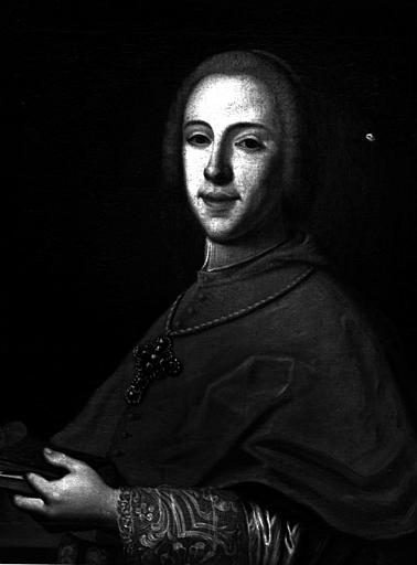 Portrait de Guillaume Florentin, prince de Salm, évêque de Tournon, peinture sur toile