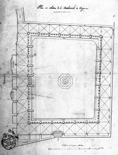 Plan du cloître