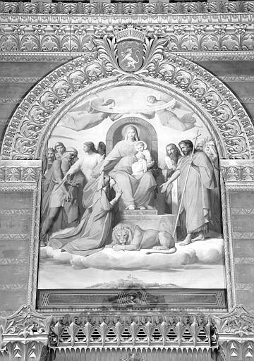 Ex-voto du choléra de 1832, peinture sur toile