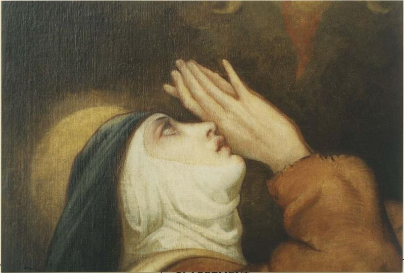 tableau : Sainte Thérèse en extase, détail