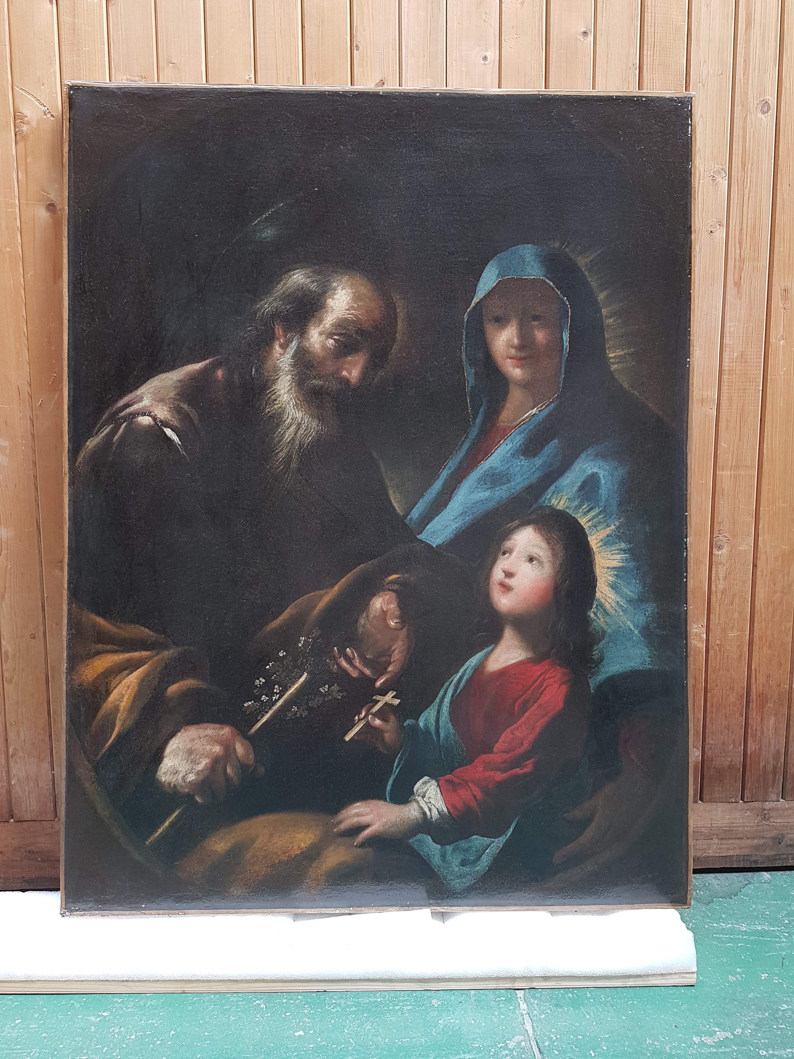 tableau : la Sainte Famille - © Ville de Paris, Conservation des œuvres d’art religieuses et civiles