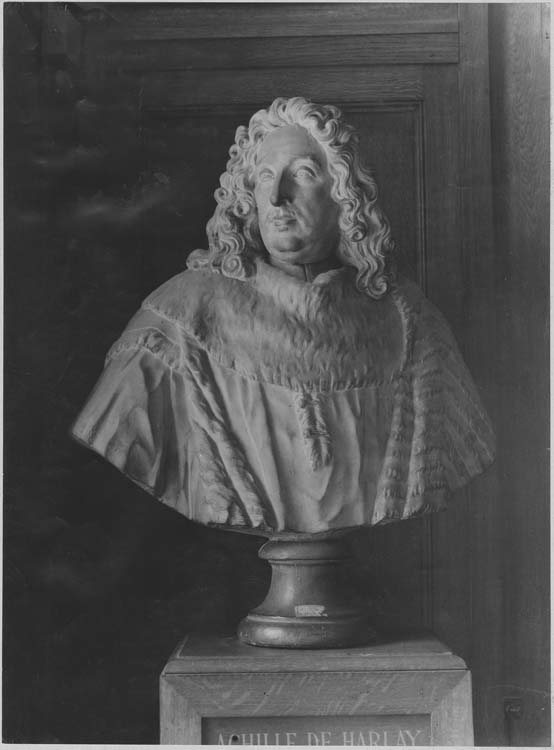 Buste : Achille III de Harlay, comte de Beaumont, 1er président du Parlement de Paris