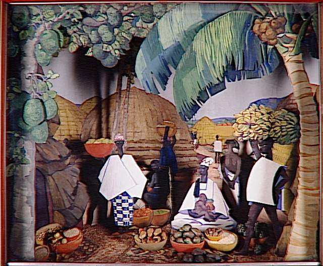 diorama : Légumes et fruits