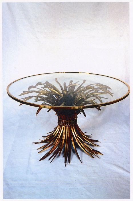 table basse ronde (photocopie numérisée)