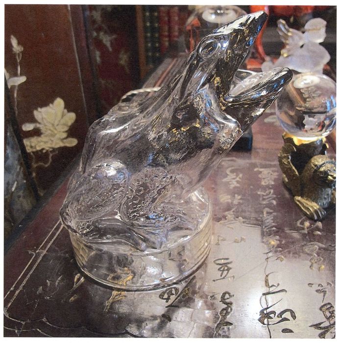 statuette : grenouille (photocopie numérisée)